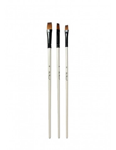 Set de 3 pinceaux plats de...