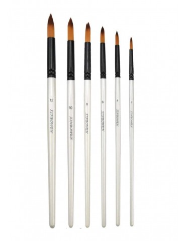 Set de 6 pinceaux Ronds de...