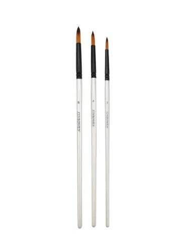 Set de 3 pinceaux ronds N° 2-4-6