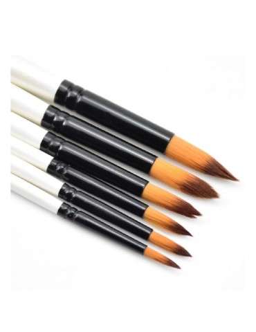 Set de 3 pinceaux ronds N° 8-10-12