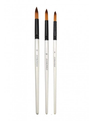 Set de 3 pinceaux Ronds de...