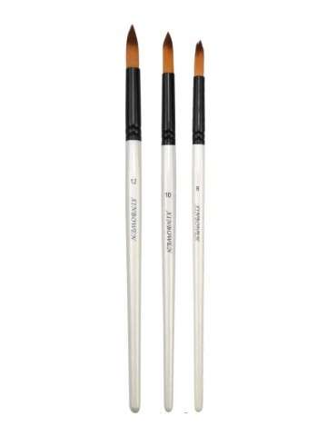 Set de 3 pinceaux ronds N°...