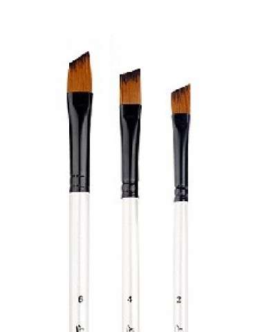 Set de 3 Pinceaux Biseautés N°2-4-6