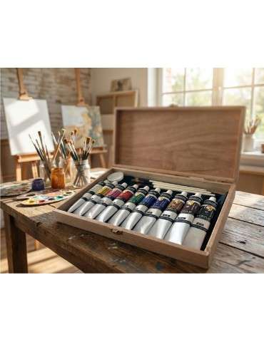 Coffret Acrylique Couleurs Essentielles – Kit Essentiel Artiste