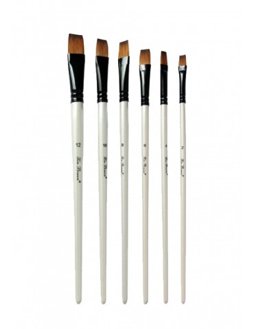 Set de 6 pinceaux plats de...